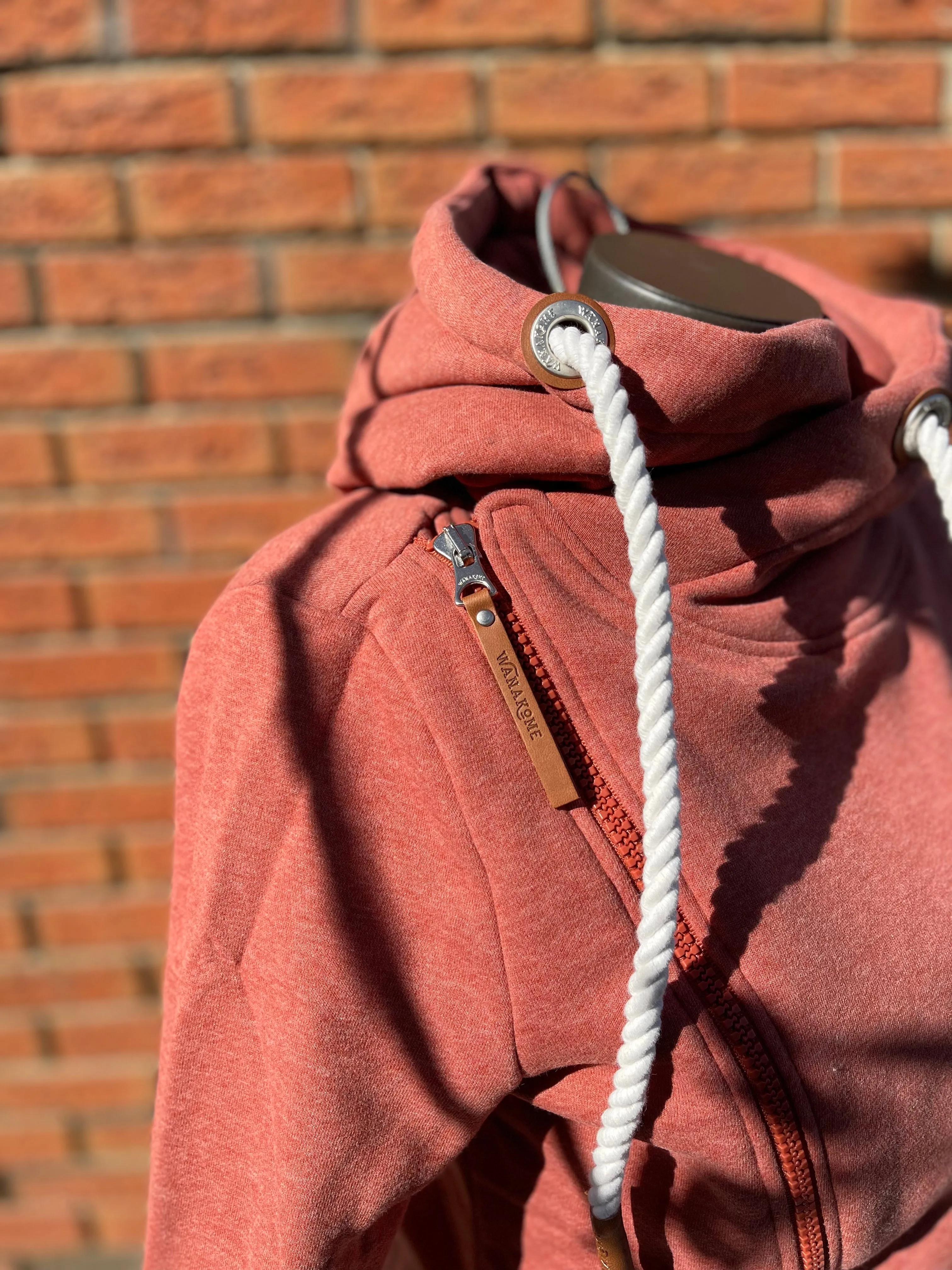 Athena Burnish Side Zip Hoodie