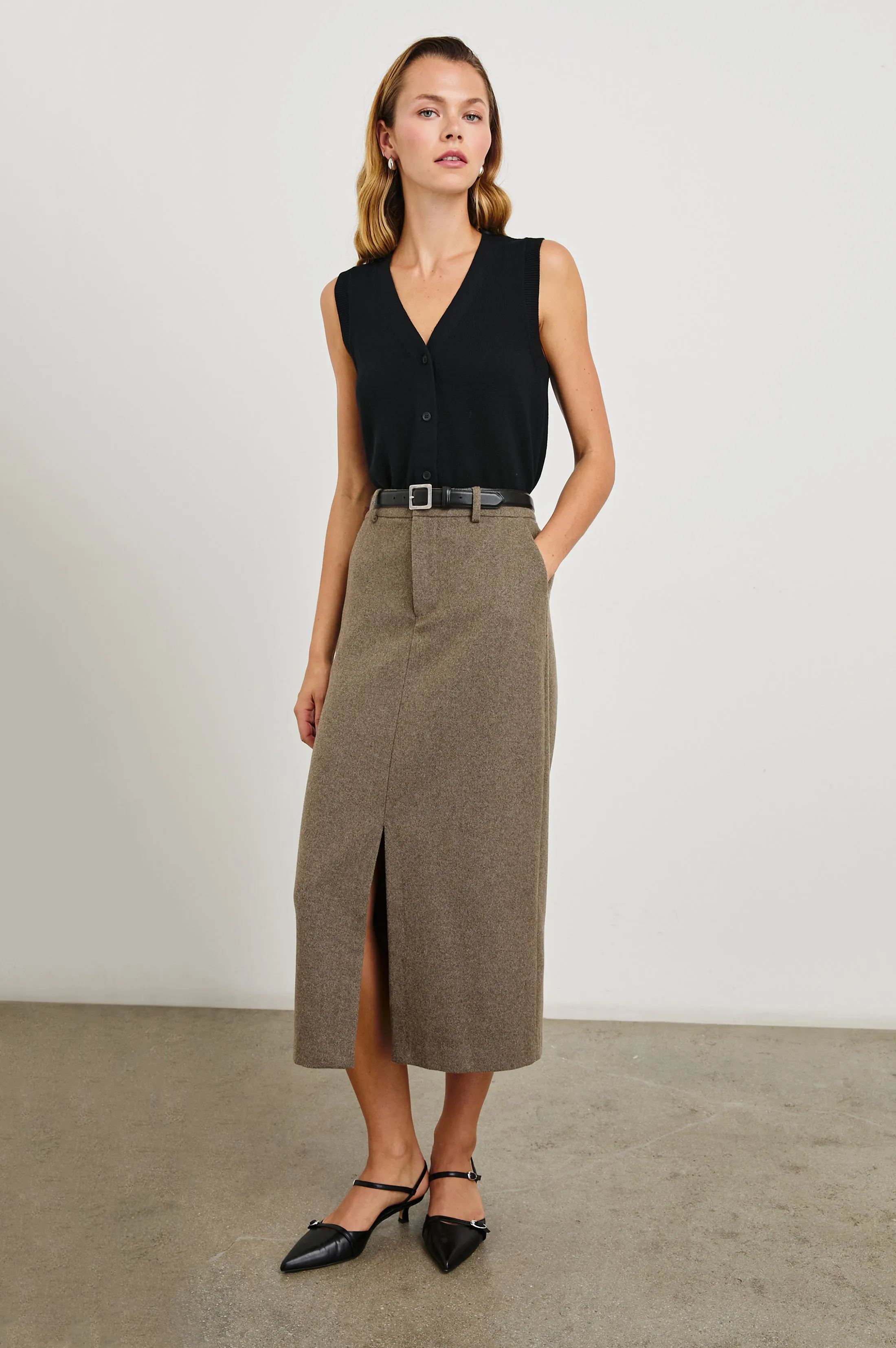 CAROLINA SKIRT - HAZELNUT
