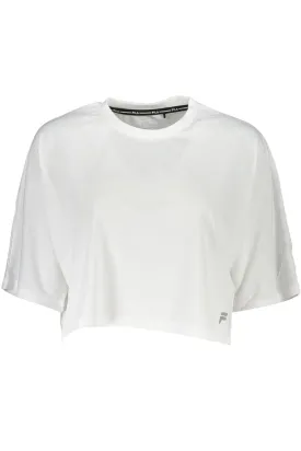 Fila White Polyester Women T-Shirt
