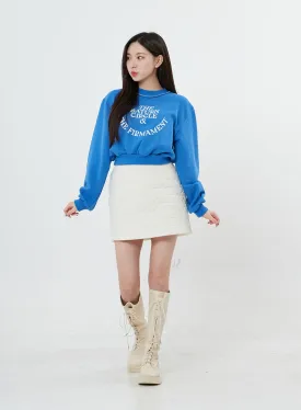 High Waist Heart Mini Skirt BO27