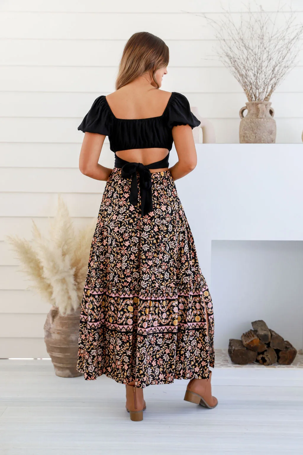Milena Print Maxi Skirt